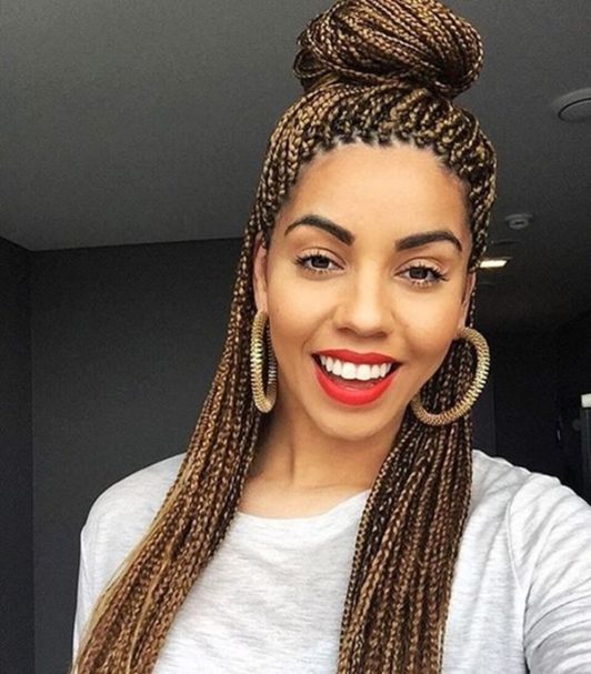 40 Unique Box Braids Hairstyles To Make You Look Super Office Salt 1543