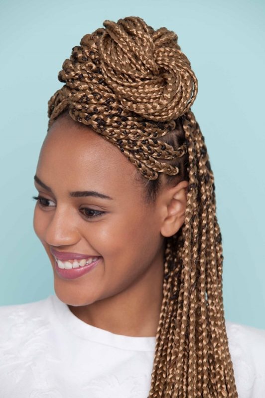 Unique Box Braids Hairstyles To Make You Look Super 22 Office Salt 8905