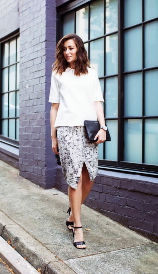 Elegant-Skirt-Outfits-For-Working-Women