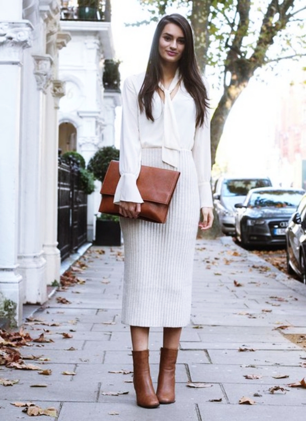 Elegant-Skirt-Outfits-For-Working-Women