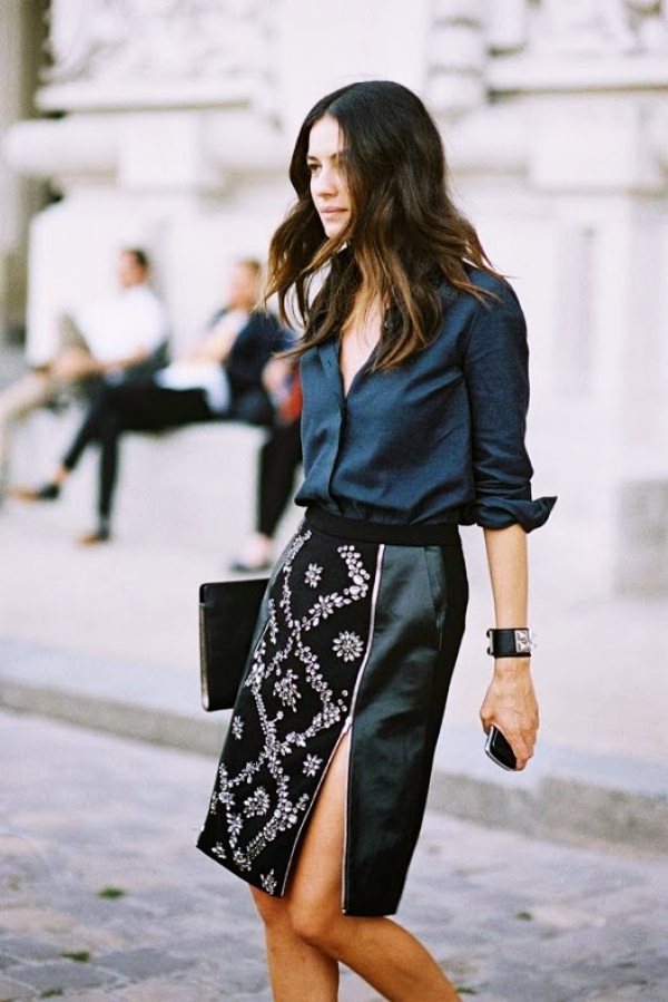 Elegant-Skirt-Outfits-For-Working-Women