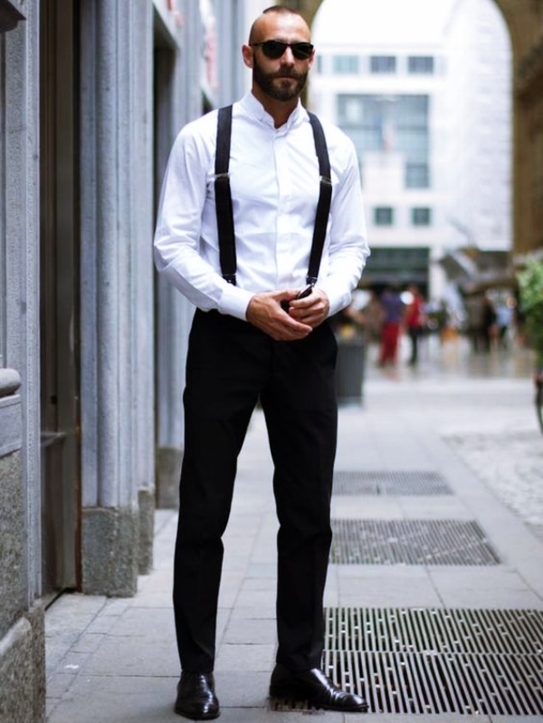 formal black pant and white shirt