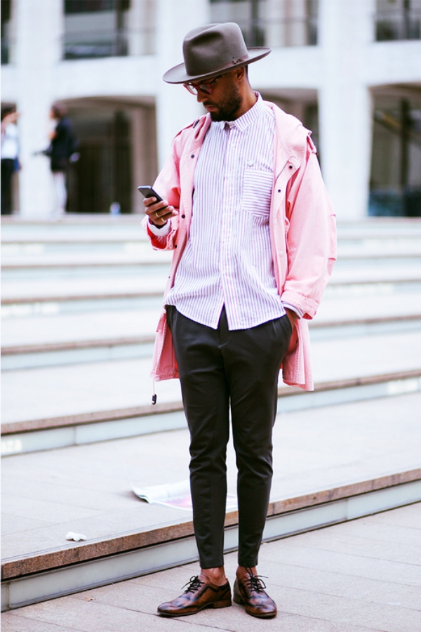 dress shirt and pants combo