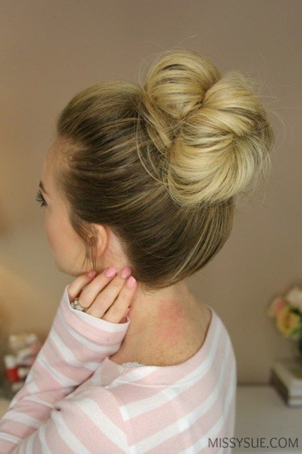 Gorgeous-Bun-Hairstyles-For-Office-Women.