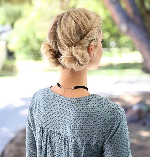 Gorgeous-Bun-Hairstyles-For-Office-Women