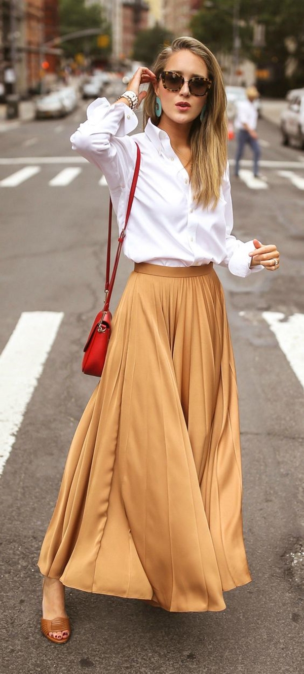 Gorgeous-Long-Skirt-Outfits-For-Working-Women