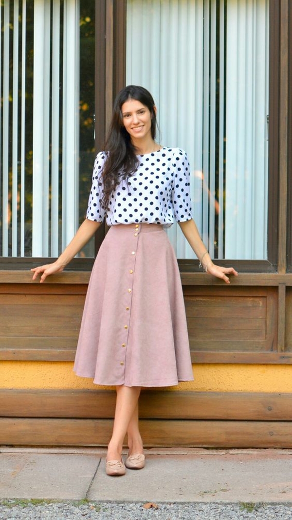 Gorgeous-Long-Skirt-Outfits-For-Working-Women