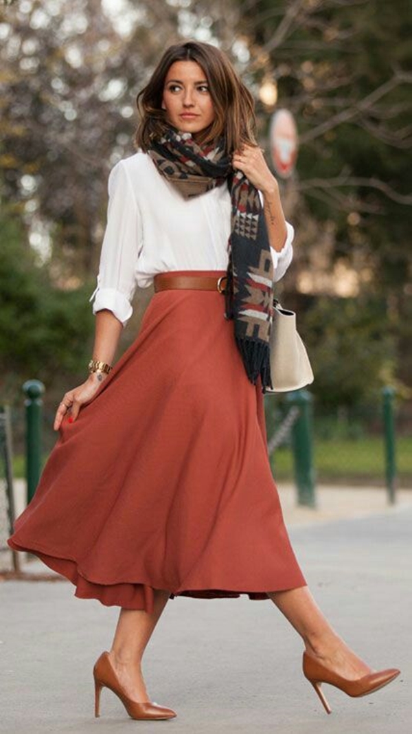 Gorgeous-Long-Skirt-Outfits-For-Working-Women