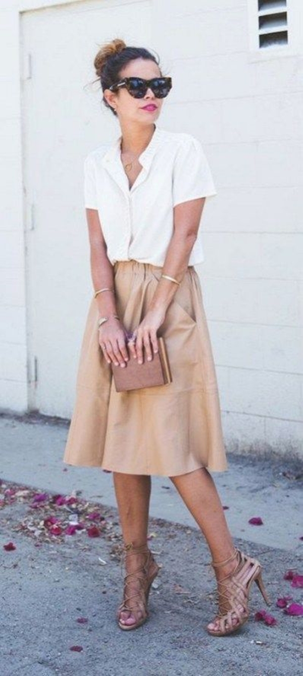 Gorgeous-Long-Skirt-Outfits-For-Working-Women