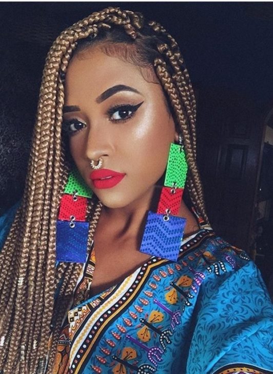 40 Unique Box Braids Hairstyles to Make You Look Super - Office Salt