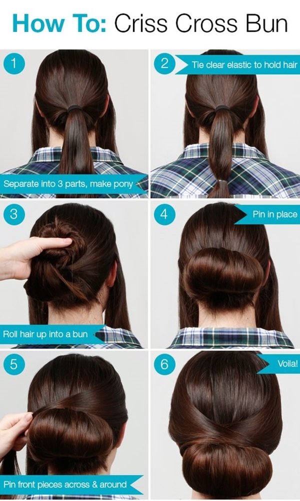 12 Easy Bun Hairstyles Which can be Done Under 5 Minutes