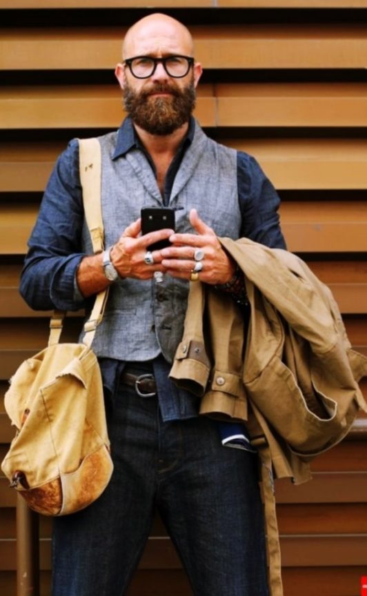 40 Professional Work Outfits For Bald Men - Office Salt